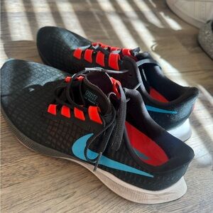 Nike Black and Red Athletic Shoes